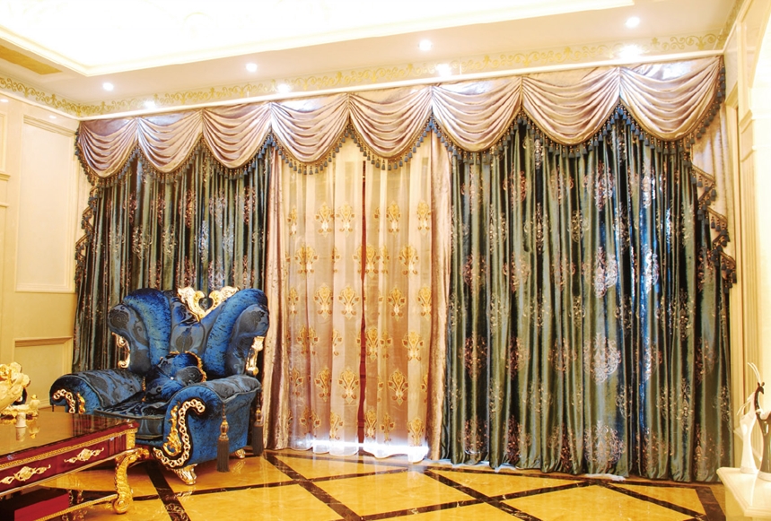 &ldquo;簾簾&rdquo;驚喜 演繹歐式奢華---虹橋府邸